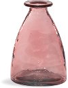 13 Inch Pink Glass Vase - Ansel