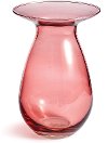 7 Inch Pink Glass Vase - Delphina