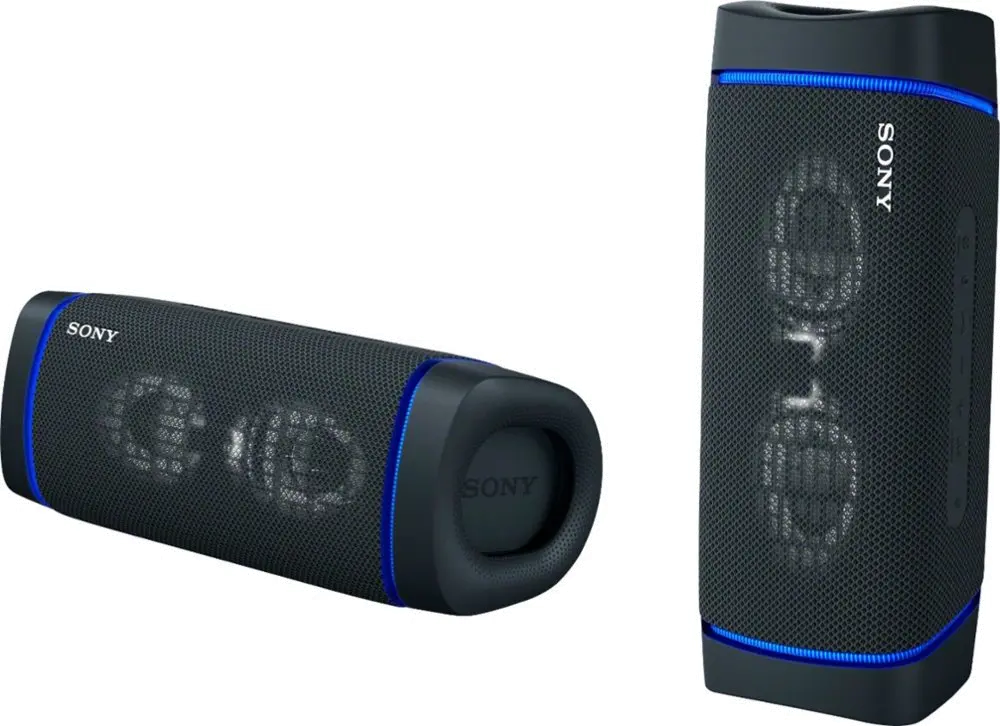 SRSXB33.BLACK Sony Black Waterproof Durable Bluetooth Speaker - XB33-3