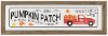 Multi Color Metal and Wood Harvest Embossed Wall Sign