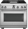 ZGP364NDNSS Monogram 36 Inch Freestanding Gas Range with Convection - 6.2 cu. ft., Stainless Steel
