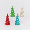 Assorted Multi Color Mercury Glass Lighted Tabletop Tree