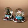 Assorted Wind Up Musical Holiday Water Globe