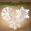 Assorted 18 Inch White Paper Snowflake Ornament