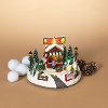 Multi Color Lighted Musical Moving Holiday Tree Farm Decoration