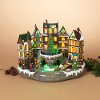 Multi Color Electric Lighted Musical Holiday Village