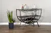 Clearance Homestead Wood and Metal Wine Rack and Server