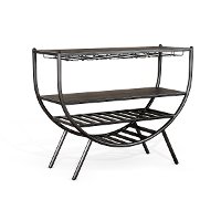 Wood and Metal Wine Rack and Server - Homestead-5