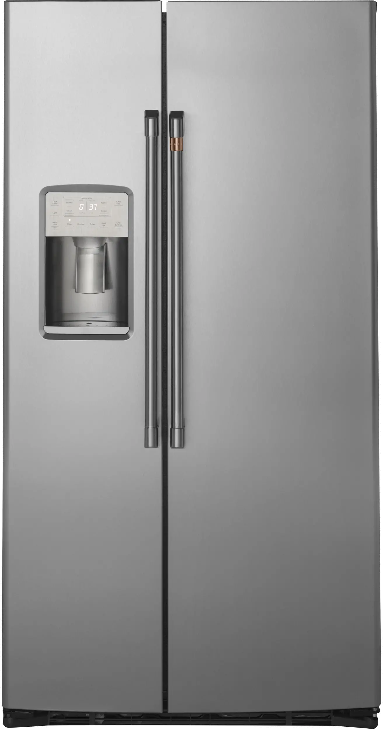 CZS22MP2NS1 Cafe 21.9 cu ft Side by Side Refrigerator - Counter Depth Stainless Steel-1