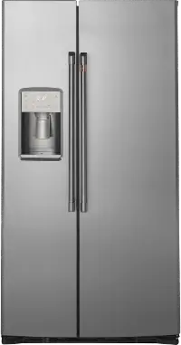 CZS22MP2NS1 Cafe 21.9 cu ft Side by Side Refrigerator - Counter Depth Stainless Steel