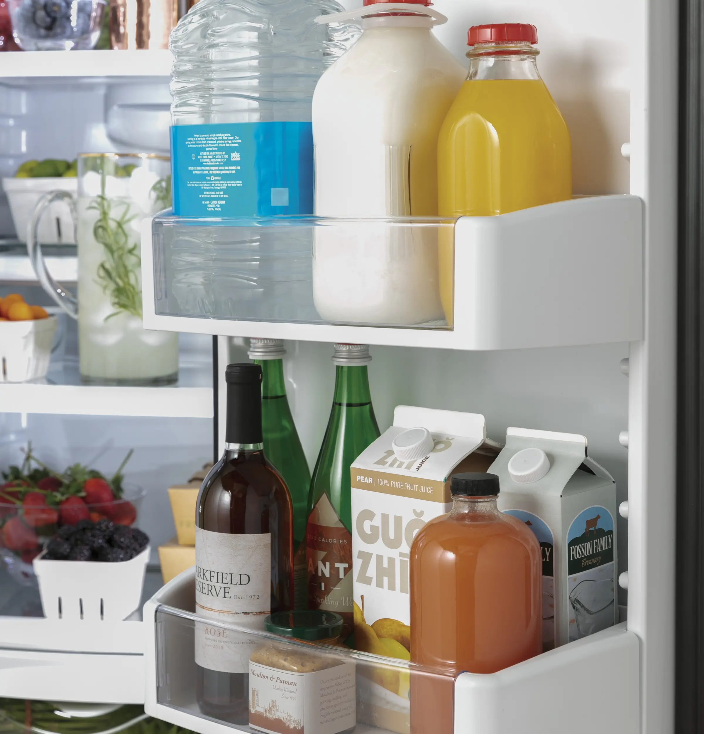 CZS22MP2NS1 Cafe 21.9 cu ft Side by Side Refrigerator - Counter Depth Stainless Steel-8