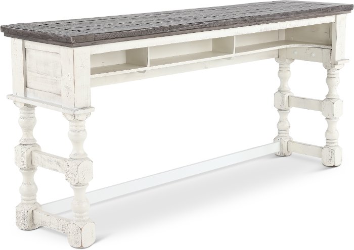 Stone White Country Console Table