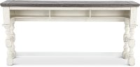 White Country Sofa Table - Stone-3