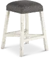 Stone White Wash Counter Height Stool