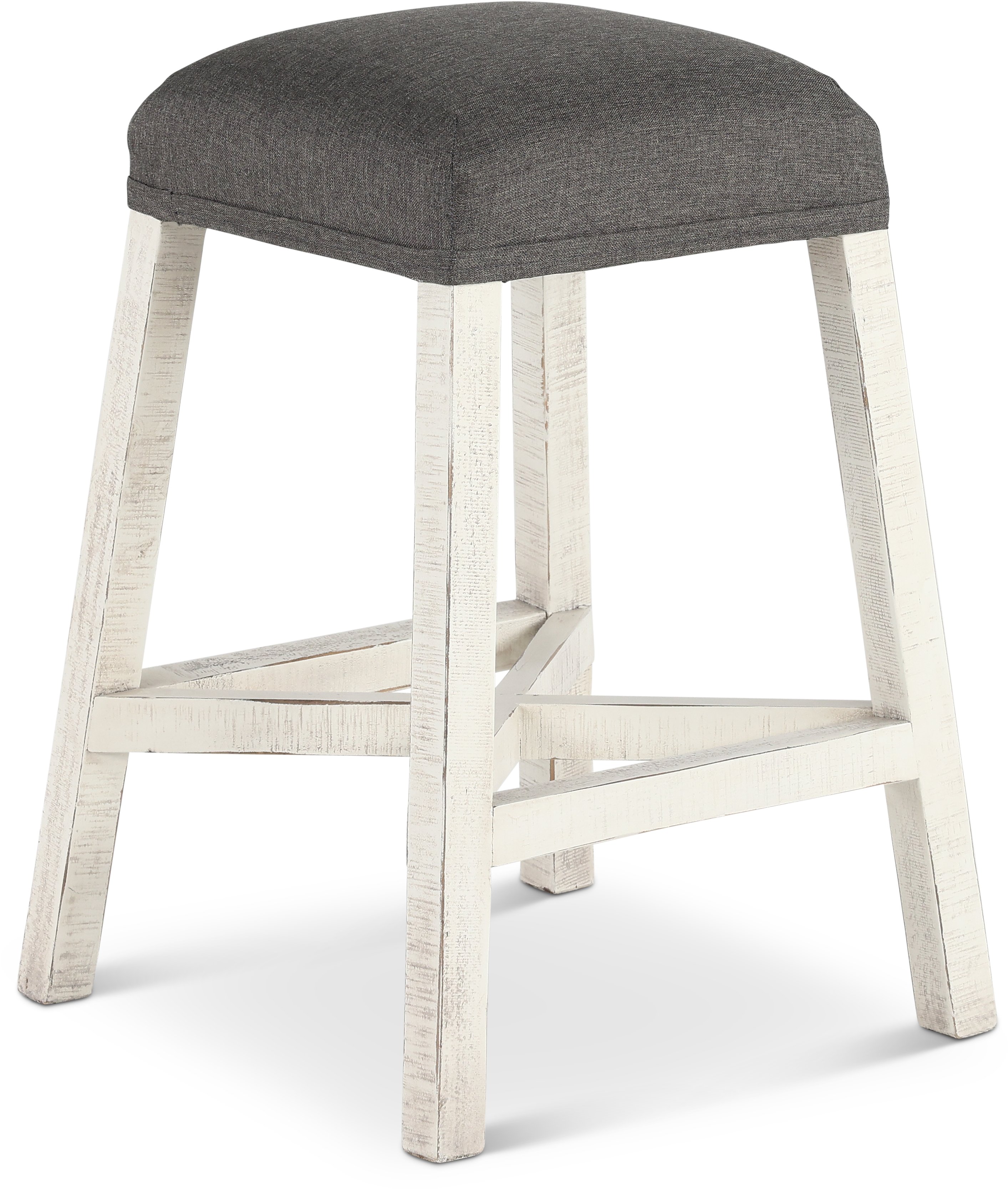 Stone White Wash Country Barstool-1