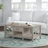 Washed Gray Coffee Table - Key West