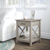 Clearance Washed Gray End Table - Key West