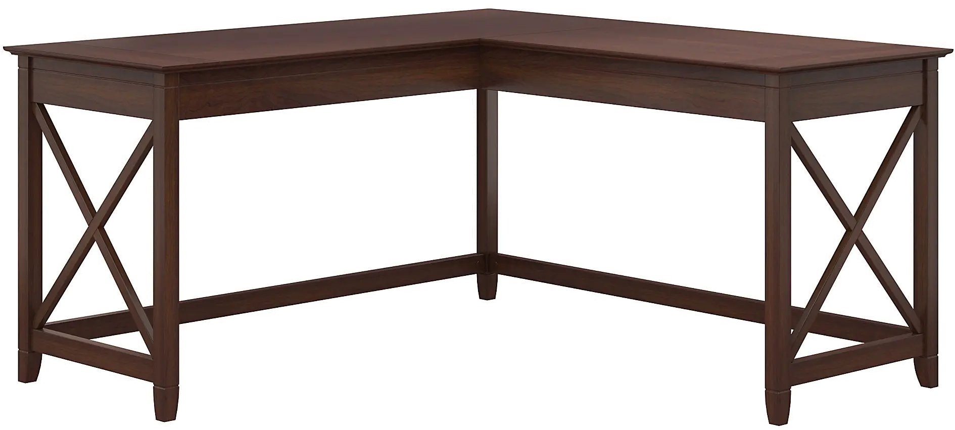 KWD160BC-03 Bing Cherry L-Shaped Desk - Key West-5