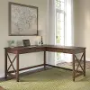 KWD160BC-03 Key West Bing Cherry L-Shaped Desk - Bush Furniture