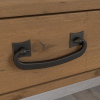 Golden Pine L-Shaped Desk - Ironworks-4