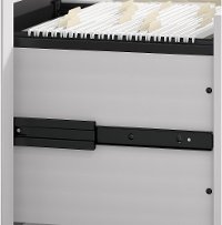 White 2 Drawer Mobile Pedestal - Key West-3