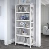 White 5-Shelf Bookcase