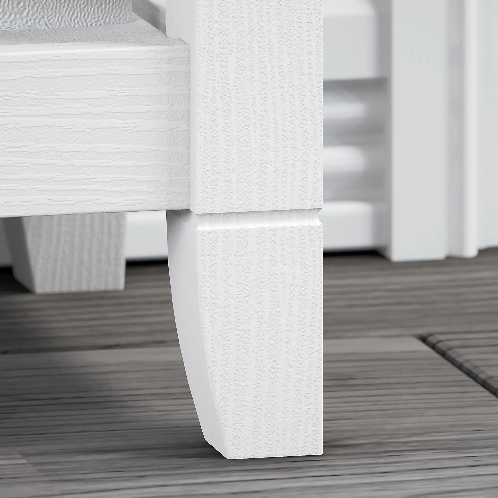 KWB132WT-03 White 5-Shelf Bookcase-5