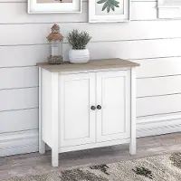 MAS131GW2-03 White 2-Door Low Storage - Mayfield