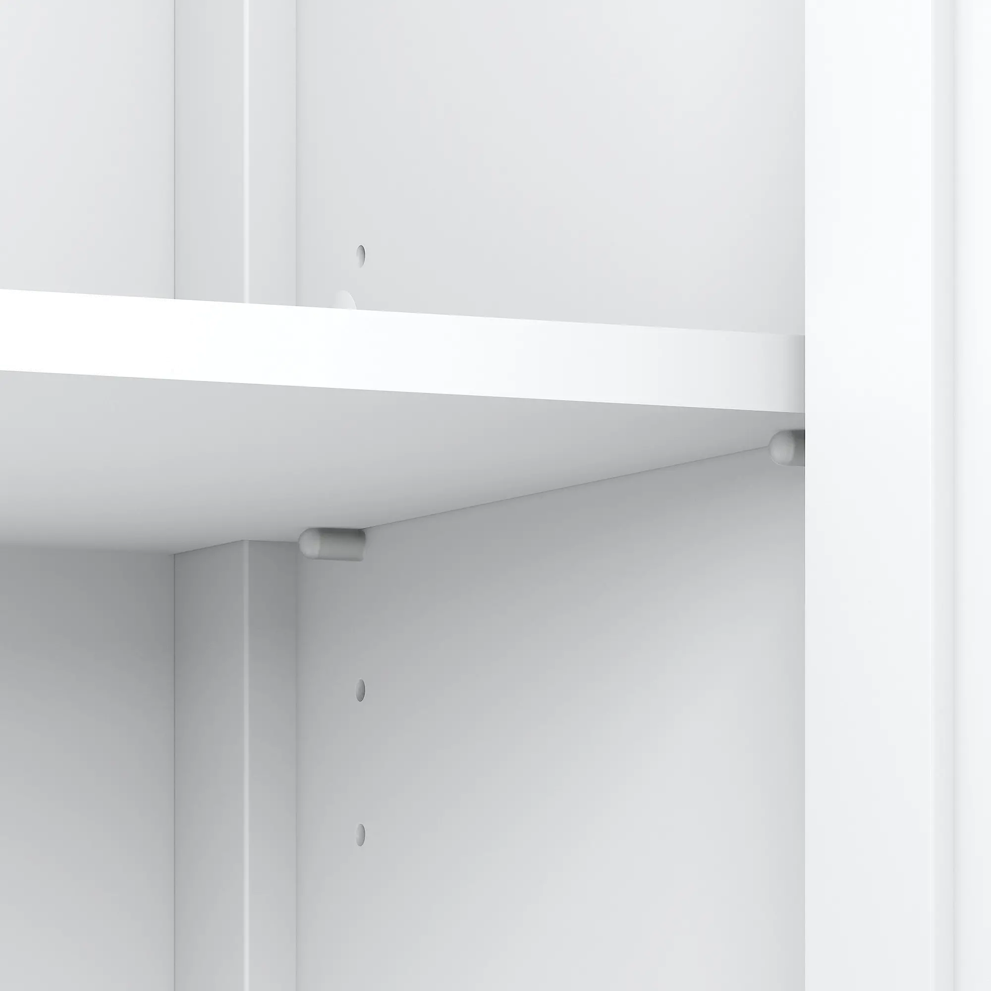 MAS131GW2-03 White 2-Door Low Storage - Mayfield-4