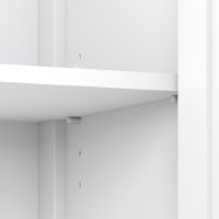 White 2-Door Low Storage - Mayfield-4