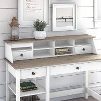 White and Gray Desktop Organizer - Mayfield-1