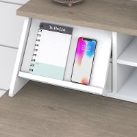 White and Gray Desktop Organizer - Mayfield-4