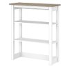 White and Gray Storage Hutch - Mayfield
