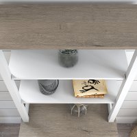 White and Gray Storage Hutch - Mayfield-4