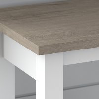White and Gray Storage Hutch - Mayfield-5