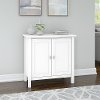 White 2-Door Low Storage - Broadview