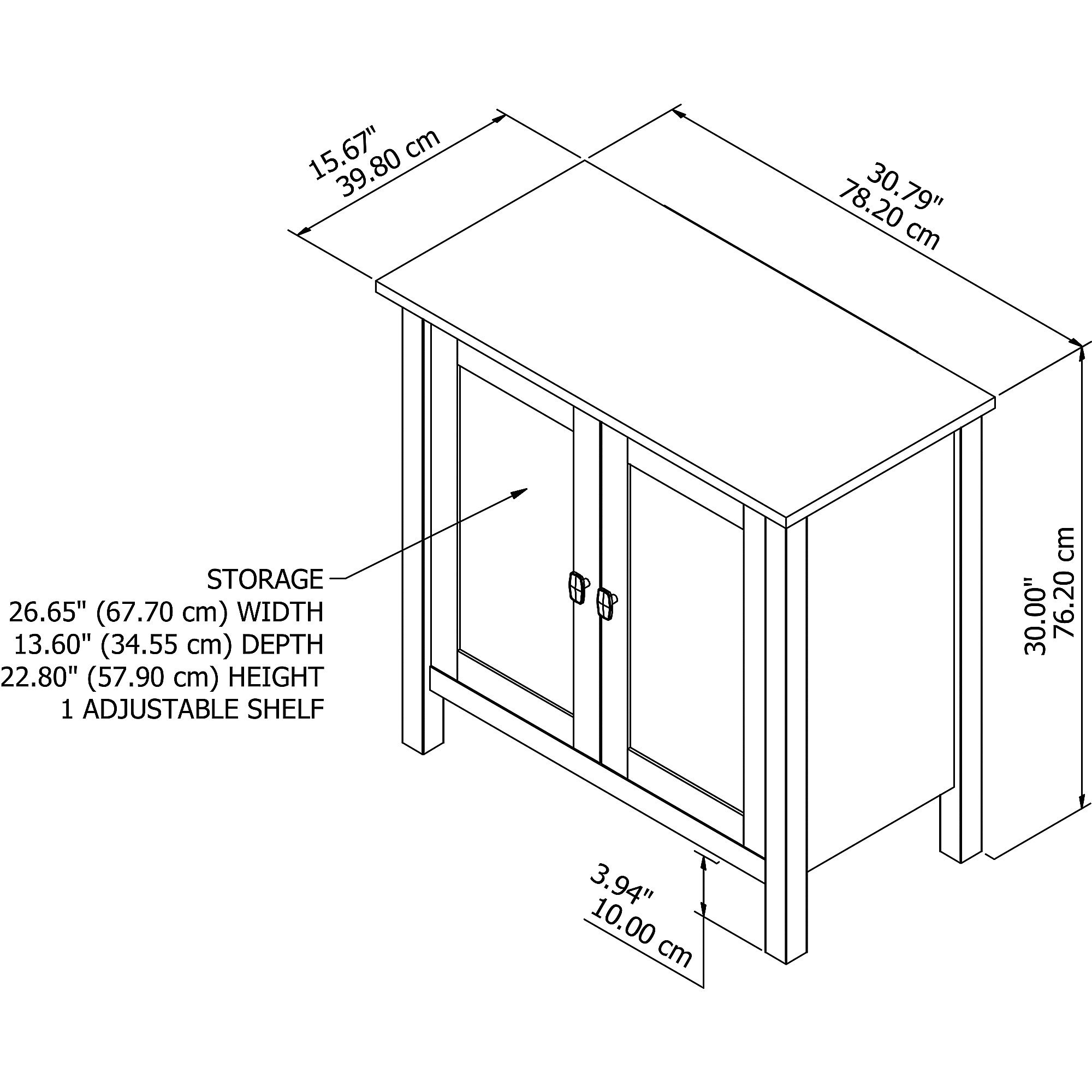 White 2-Door Low Storage - Broadview-6