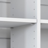 White and Gray 6-Cube Bookcase - Mayfield-3