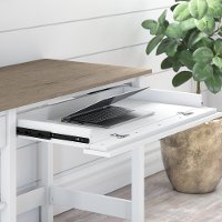 Gray Open Storage Desk - Mayfield-3