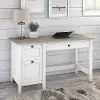 MAD254GW2-03 Gray Single Pedestal Desk - Bush Furniture