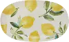 15 Inch Lemon Patterned Stoneware Platter