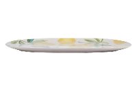15 Inch Lemon Patterned Stoneware Platter-2