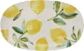 DA9403/LEMONPLATTER 15 Lemon Patterned Stoneware Platter