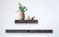 30 Inch Reclaimed Wood Wall Shelf