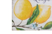 Gather in our Kitchen Yellow Lemon Wood Wall Decor-2