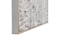 Assorted Distressed White Embossed Flower Metal Wall Decor-2