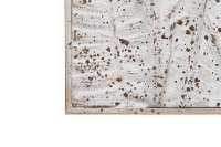 Assorted Distressed White Embossed Flower Metal Wall Decor-3