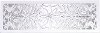Antique White Carved Wall Decor with Mirror