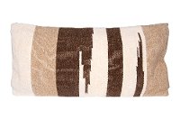 Brown Hand Woven Rectangular Wool Kilim Throw Pillow