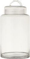 12 Inch Glass Container with Lid